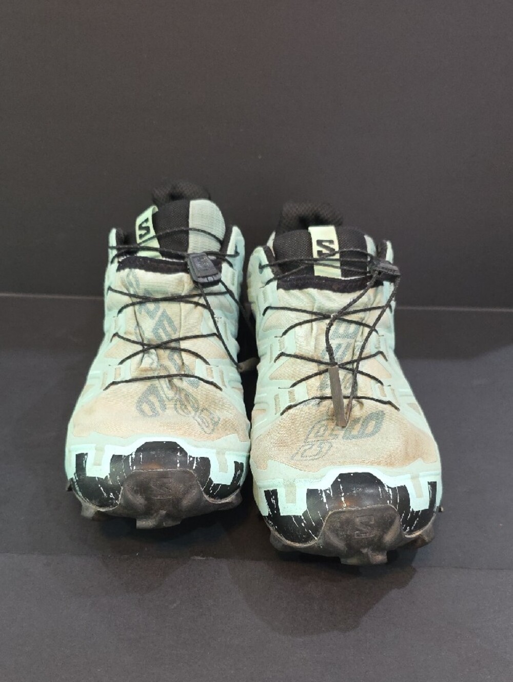 Salomon Speed Cross 6 Gore-Tex Women’s Mint Green Trail Shoes Size 9 - Picture 5 of 9